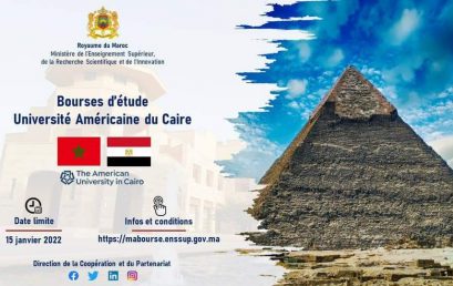 Bourses d’Etudes Octroyées par l’Université Américaine du Caire – Egypte