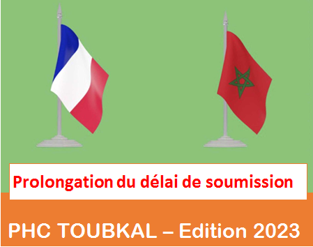 Extension of the deadline for submission of research projects: Call for proposals CHP Toubkal 2023