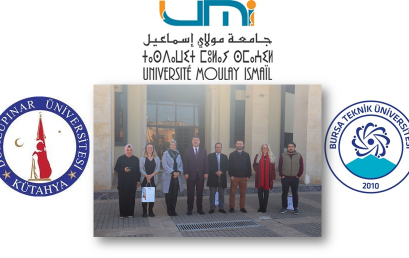 Visite d’une Délégation Turque de  l’Université Dumlupinar Kutahya et l’Université Bursa à la Présidence de l’Université Moulay Ismail, le mardi 15 février 2022