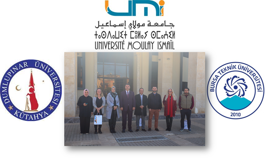 Visite d’une Délégation Turque de  l’Université Dumlupinar Kutahya et l’Université Bursa à la Présidence de l’Université Moulay Ismail, le mardi 15 février 2022