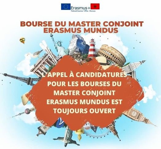 Rappel : Appel à candidatures pour les bourses du master conjoint Erasmus Mundus