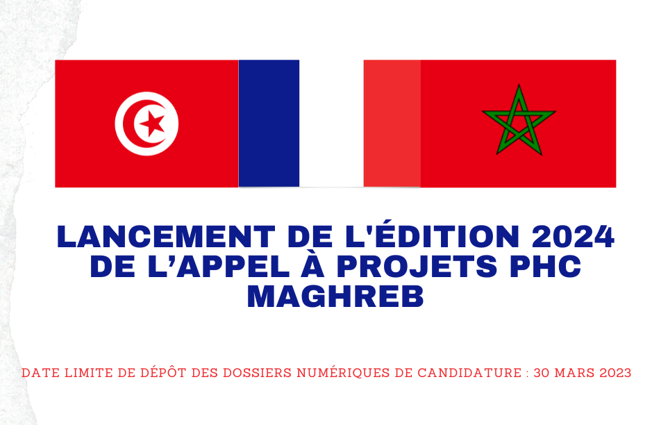 Lancement de l’édition 2024 de l’appel à projets PHC Maghreb