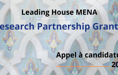 Appel à candidature : Research Partnership Grants 2023