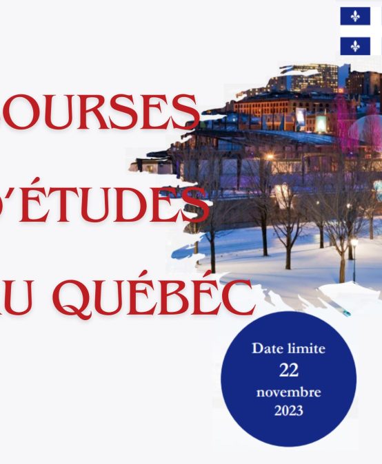 11 Bourses d’études octroyées par le Québec