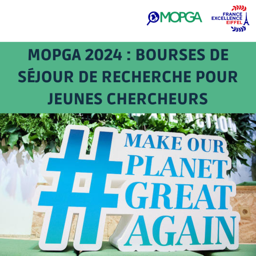 Programmes de bourses MOGPA & France Excellence Eiffel