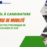 Appel à candidature pour la mobilité Erasmus+ (KA 171) à L’Université Polytechnique de Cávado et Ave Barcelos Portugal