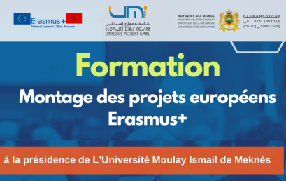 Journée de Formation au montage de projets Européens Erasmus+